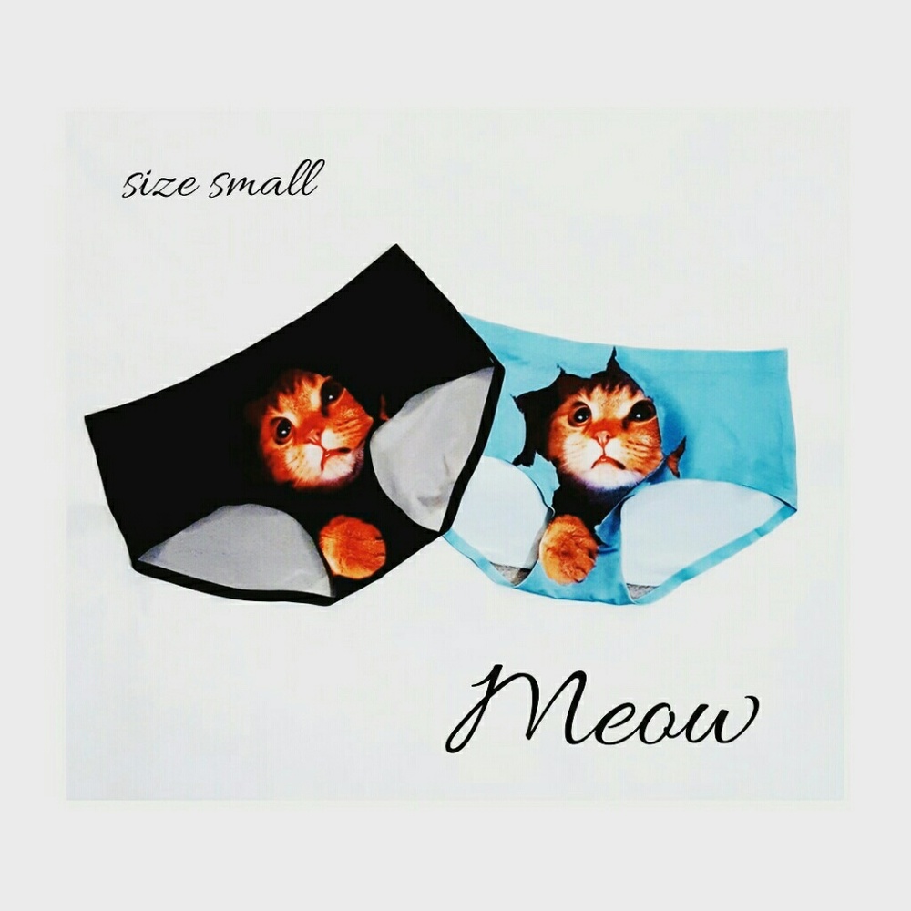 NWOT Cat Panties cats kitty underwear undies meow